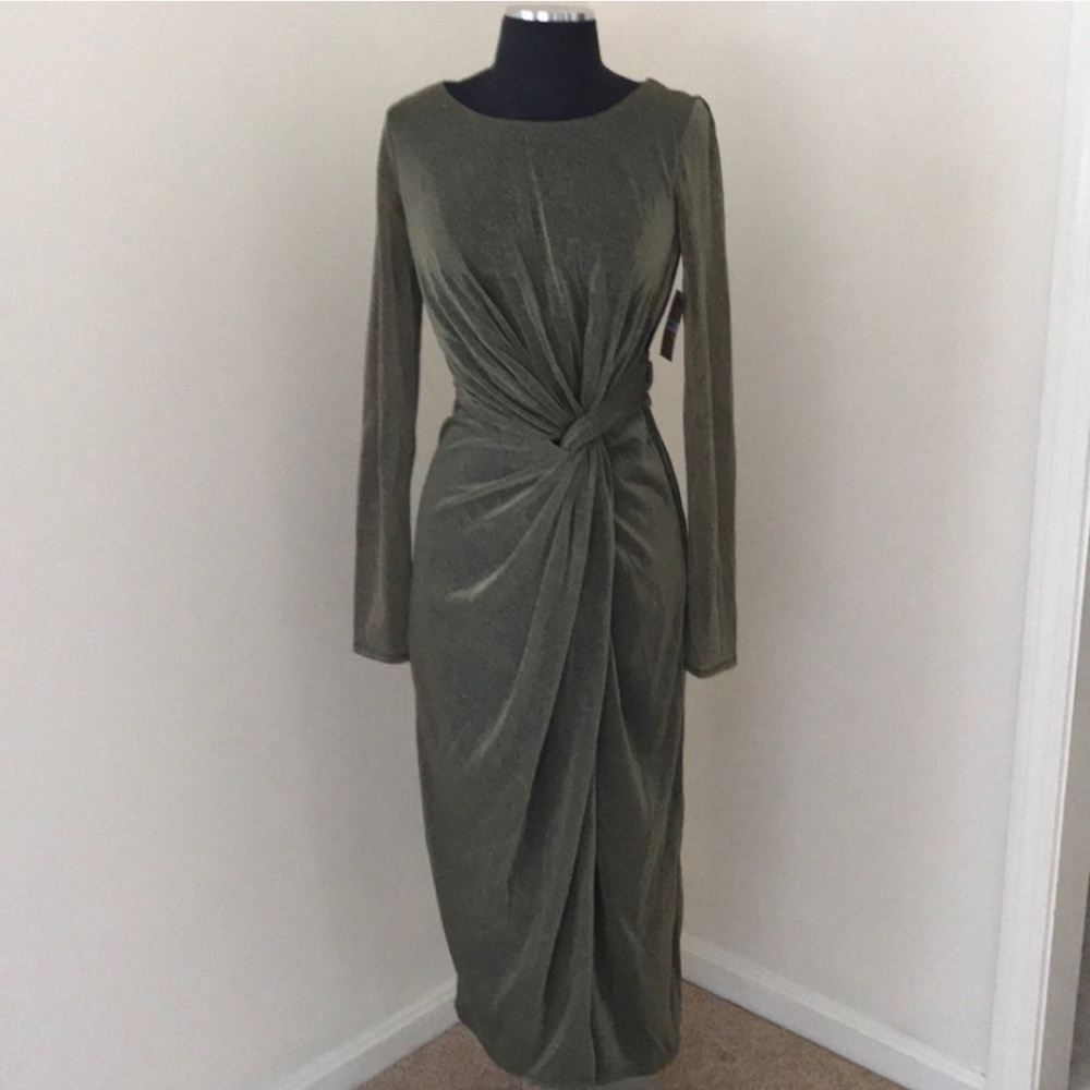 NWT! RACHEL RACHEL ROY Gold Shimmery Size S Dress